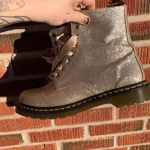 Size 11, sparkly dr. martens